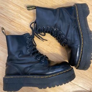 Dr. Martens Jadon Smooth Leather Platform Boots